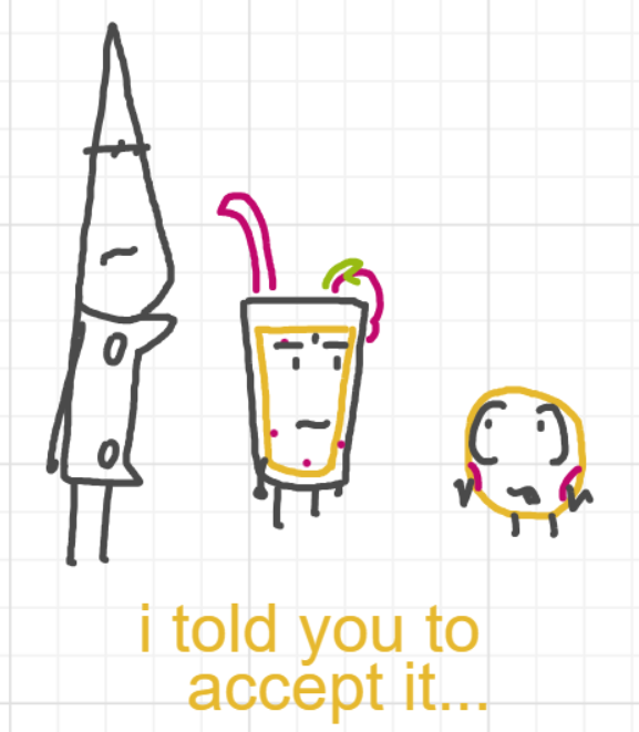 A panel from Ready Oar Knot, episode three of the Board Boards object show by Furretwalk/WalkingFurret.